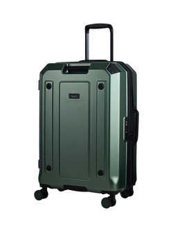 Rock Alpine Medium 65cm Expandable 8-Wheel Suitcase, 65/74L, Green