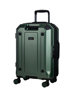Rock Alpine Small Expandable 8-Wheel Cabin Suitcase 39/45L, Green