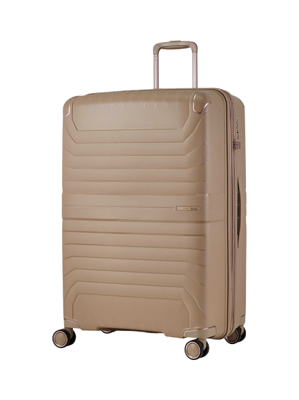 Rock Astrid 3-Piece Expandable 8-Wheel Suitcase Set - view 2, Beige