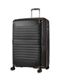 Rock Astrid 3-Piece Expandable 8-Wheel Suitcase Set - view 2, Black