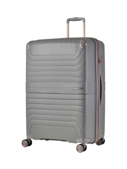 Rock Astrid 3-Piece Expandable 8-Wheel Suitcase Set - view 2, Grey