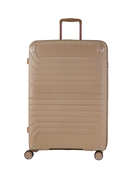 Rock Astrid Large 76cm Expandable 8-Wheel Suitcase, 95/105L - view 2, Beige