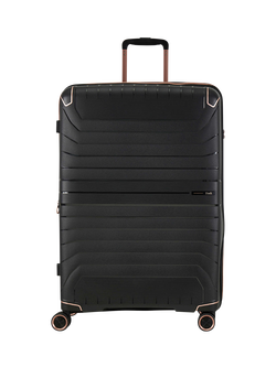 Rock Astrid Large 76cm Expandable 8-Wheel Suitcase, 95/105L - view 2, Black
