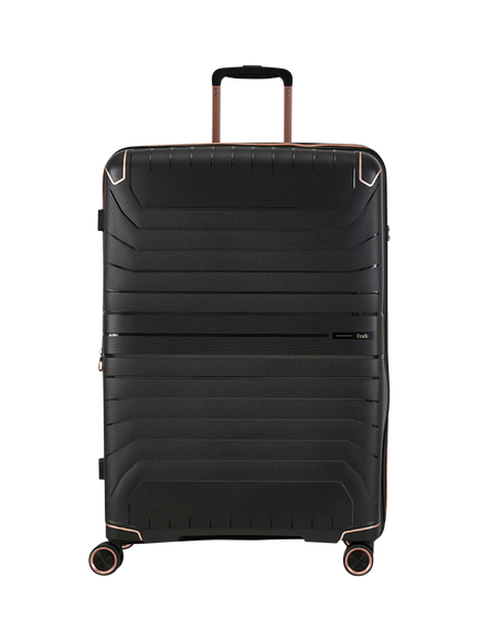 Rock Astrid Large 76cm Expandable 8-Wheel Suitcase, 95/105L - view 2, Black