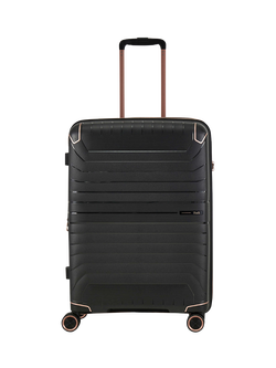 Rock Astrid Medium 65cm Expandable 8-Wheel Suitcase, 61/69L - view 2, Black