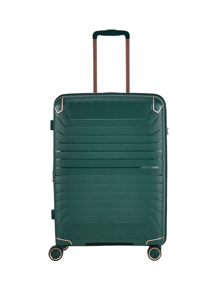 Rock Astrid Medium 65cm Expandable 8-Wheel Suitcase, 61/69L - view 2, Green