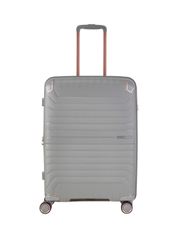 Rock Astrid Medium 65cm Expandable 8-Wheel Suitcase, 61/69L - view 2, Grey