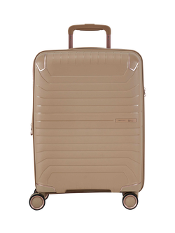 Rock Astrid Small Expandable 8-Wheel Cabin Suitcase, 31/36L - view 2, Beige