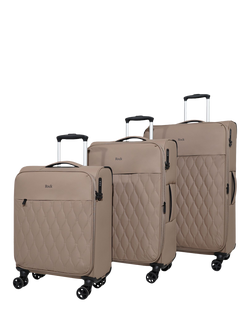Rock Ember 3-Piece 8-Wheel Suitcase Set, Mocha