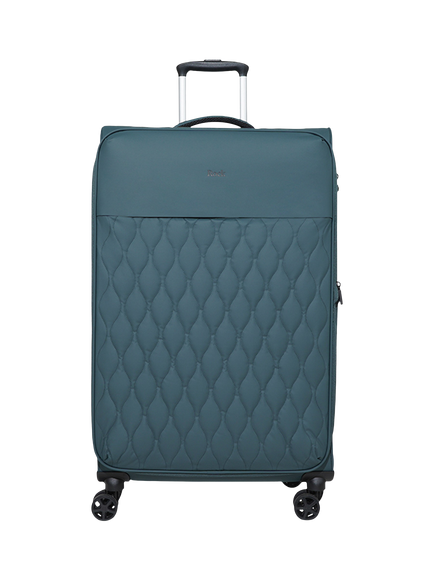 Rock Ember Large Expandable 8-Wheel Suitcase, 81/93L - view 2, Teal