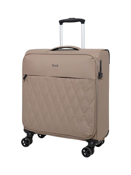 Rock Ember 8-Wheel Small Cabin Plus Suitcase, 40L, Mocha