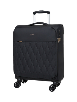 Rock Ember Small 8-Wheel Cabin Suitcase, 30L, Black