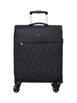 Rock Ember Small 8-Wheel Cabin Suitcase, 30L - view 2, Black