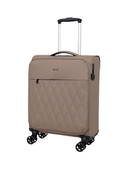 Rock Ember Small 8-Wheel Cabin Suitcase, 30L, Mocha
