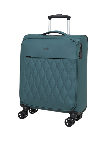 Rock Ember Small 8-Wheel Cabin Suitcase, 30L, Teal
