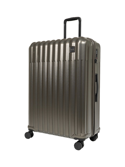 Rock Luna Large 77cm 8-Wheel Suitcase, 104L, Charcoal