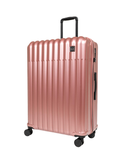 Rock Luna Large 77cm 8-Wheel Suitcase, 104L, Pink