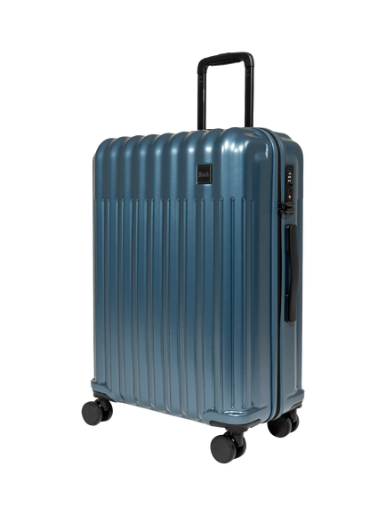 Rock Luna Medium 67cm 8-Wheel Suitcase, 68L, Blue