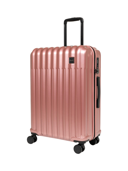 Rock Luna Medium 67cm 8-Wheel Suitcase, 68L, Pink