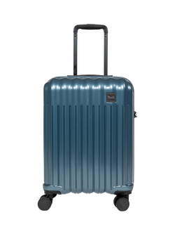 Rock Luna Small 55cm 8-Wheel Cabin Suitcase, 39L - view 2, Blue