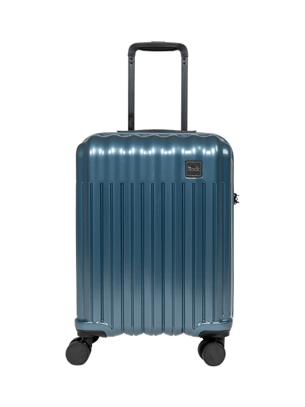 Rock Luna Small 55cm 8-Wheel Cabin Suitcase, 39L - view 2, Blue