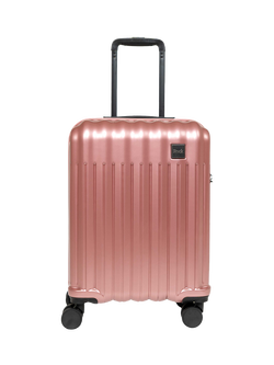 Rock Luna Small 55cm 8-Wheel Cabin Suitcase, 39L - view 2, Pink