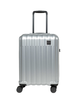 Rock Luna Small 55cm 8-Wheel Cabin Suitcase, 39L - view 2, Silver