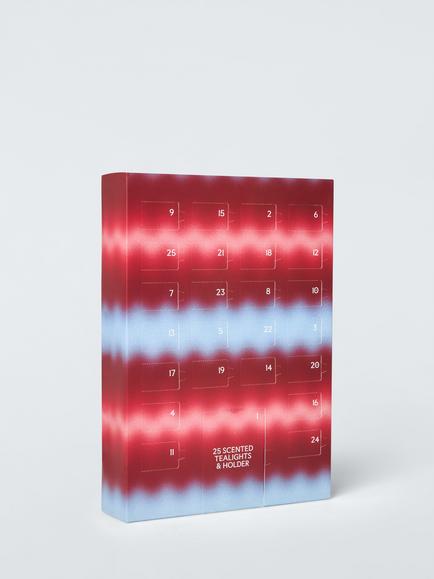 John Lewis Tealight Advent Calendar, Multi