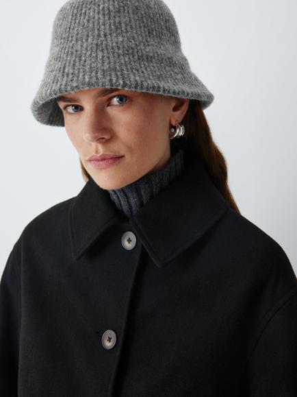 John Lewis Soft Fluffy Bucket Hat, Mole