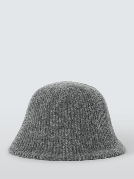 John Lewis Soft Fluffy Bucket Hat, Mole