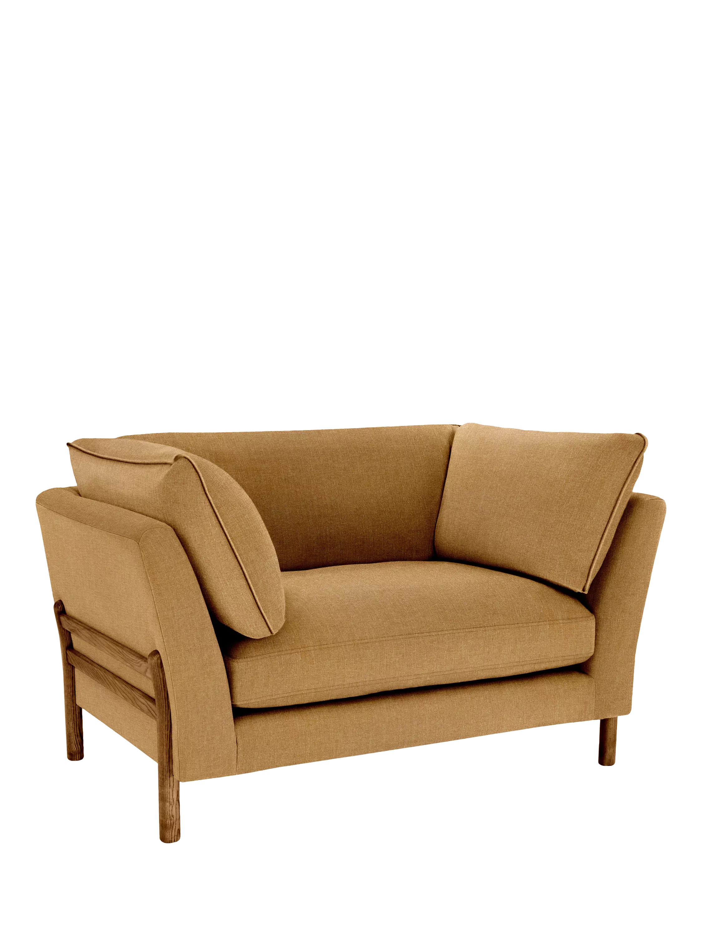 ercol for John Lewis Ellesborough Snuggler, Linen Look Harvest