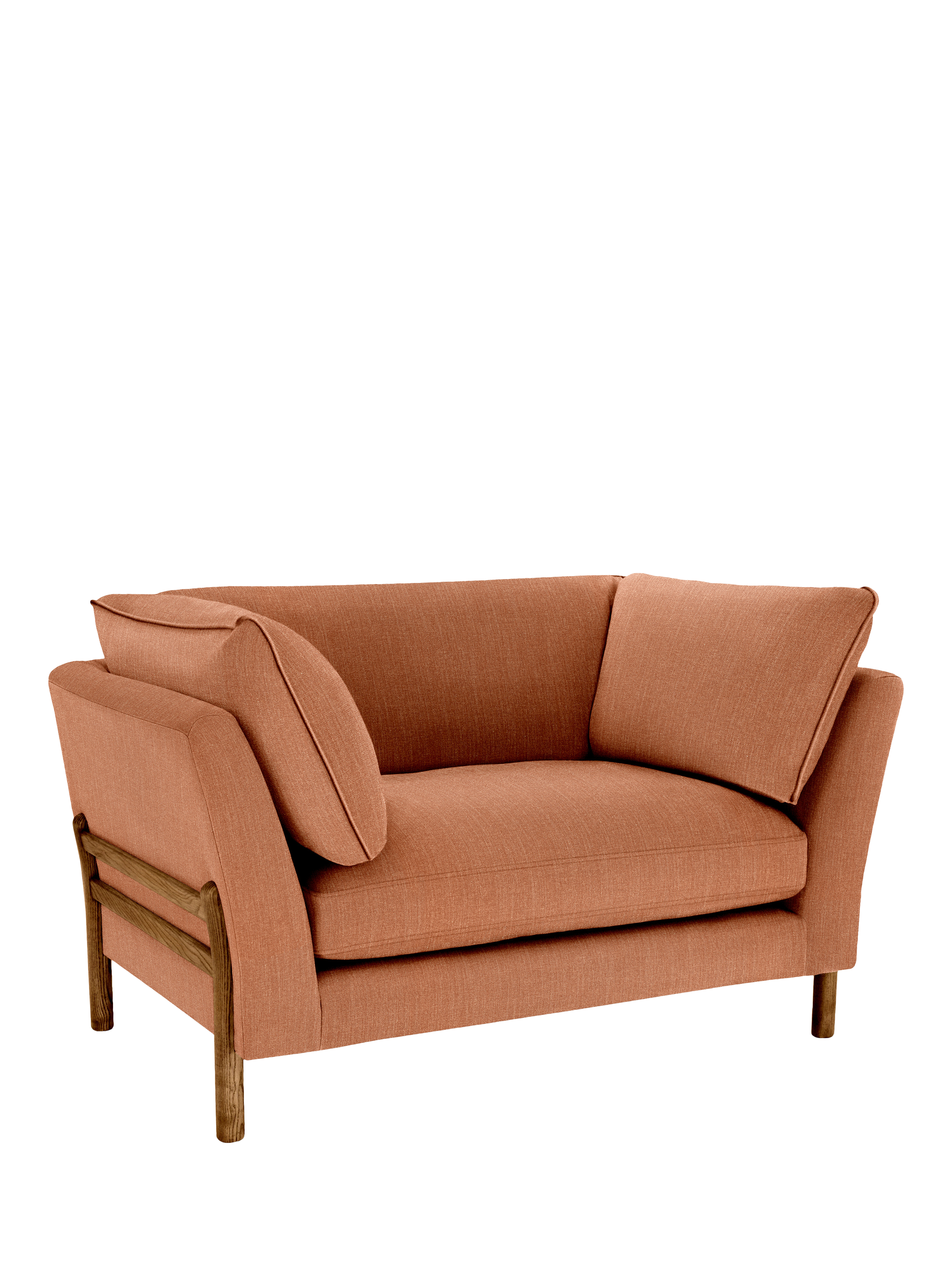 Ellesborough Range, ercol for John Lewis Ellesborough Snuggler, Linen Look Maple