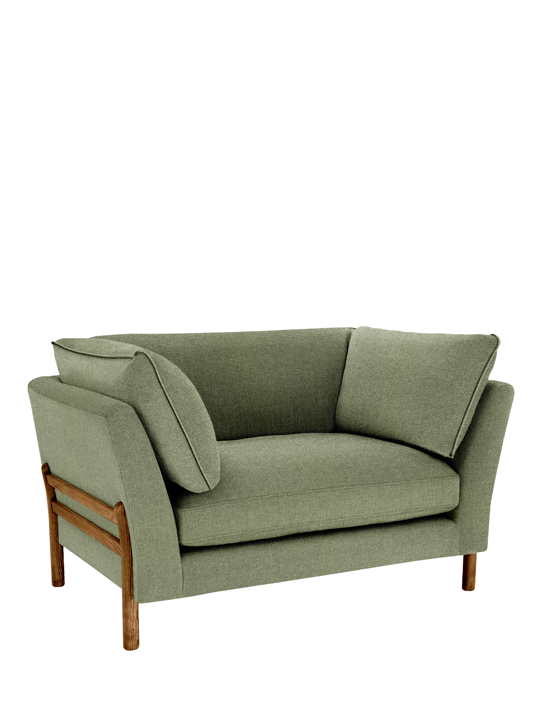 Ellesborough Range, ercol for John Lewis Ellesborough Snuggler, Linen Look Spring
