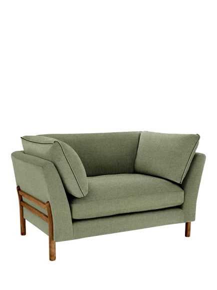 ercol for John Lewis Ellesborough Snuggler, Linen Look Spring, Linen Look Spring