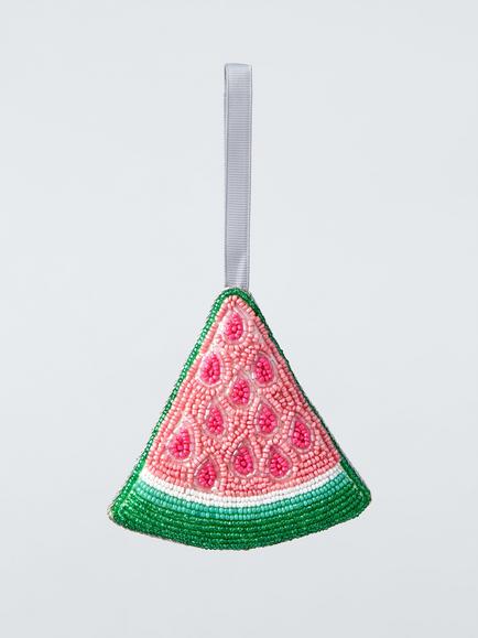 John Lewis The Enthusiast Beaded Watermelon Tree Decoration, Multi, Multi