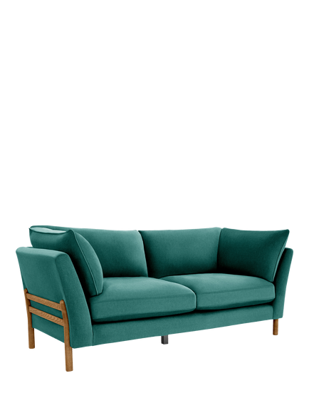 ercol for John Lewis Ellesborough Large 3 Seater Sofa, Linen Look Capri, Linen Look Capri