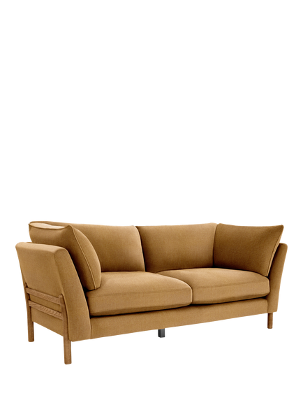 ercol for John Lewis Ellesborough Large 3 Seater Sofa, Linen Look Harvest, Linen Look Harvest