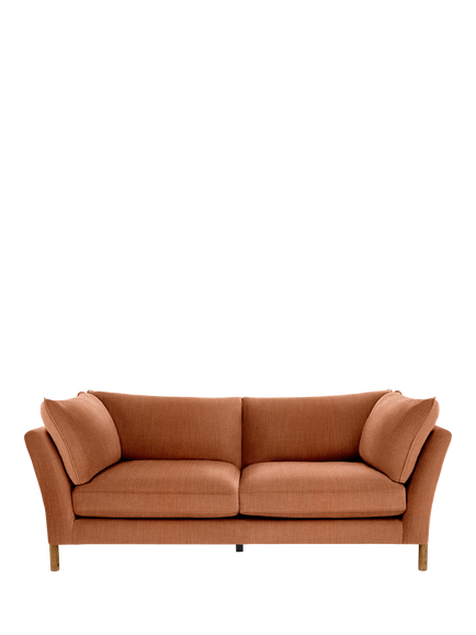 ercol for John Lewis Ellesborough Large 3 Seater Sofa, Linen Look Maple - view 2, Linen Look Maple