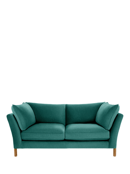 ercol for John Lewis Ellesborough Medium 2 Seater Sofa, Linen Look Capri - view 2, Linen Look Capri