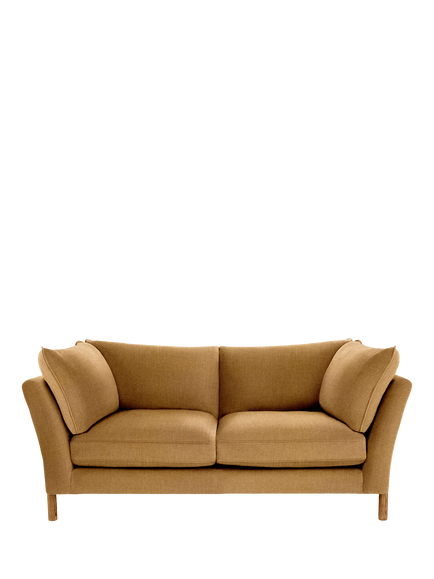 ercol for John Lewis Ellesborough Medium 2 Seater Sofa, Linen Look Harvest - view 2, Linen Look Harvest