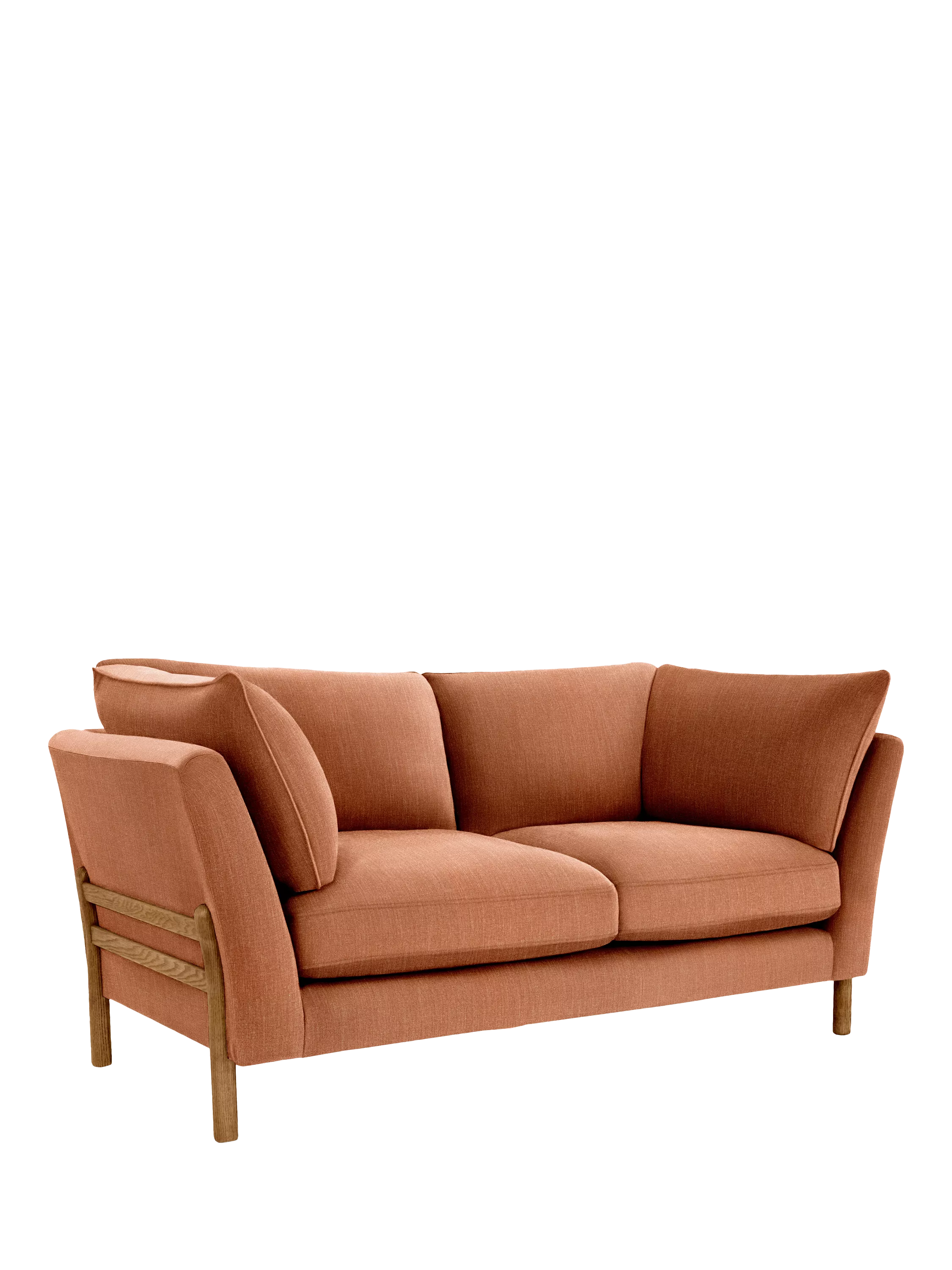 ercol for John Lewis Ellesborough Medium 2 Seater Sofa, Linen Look Maple
