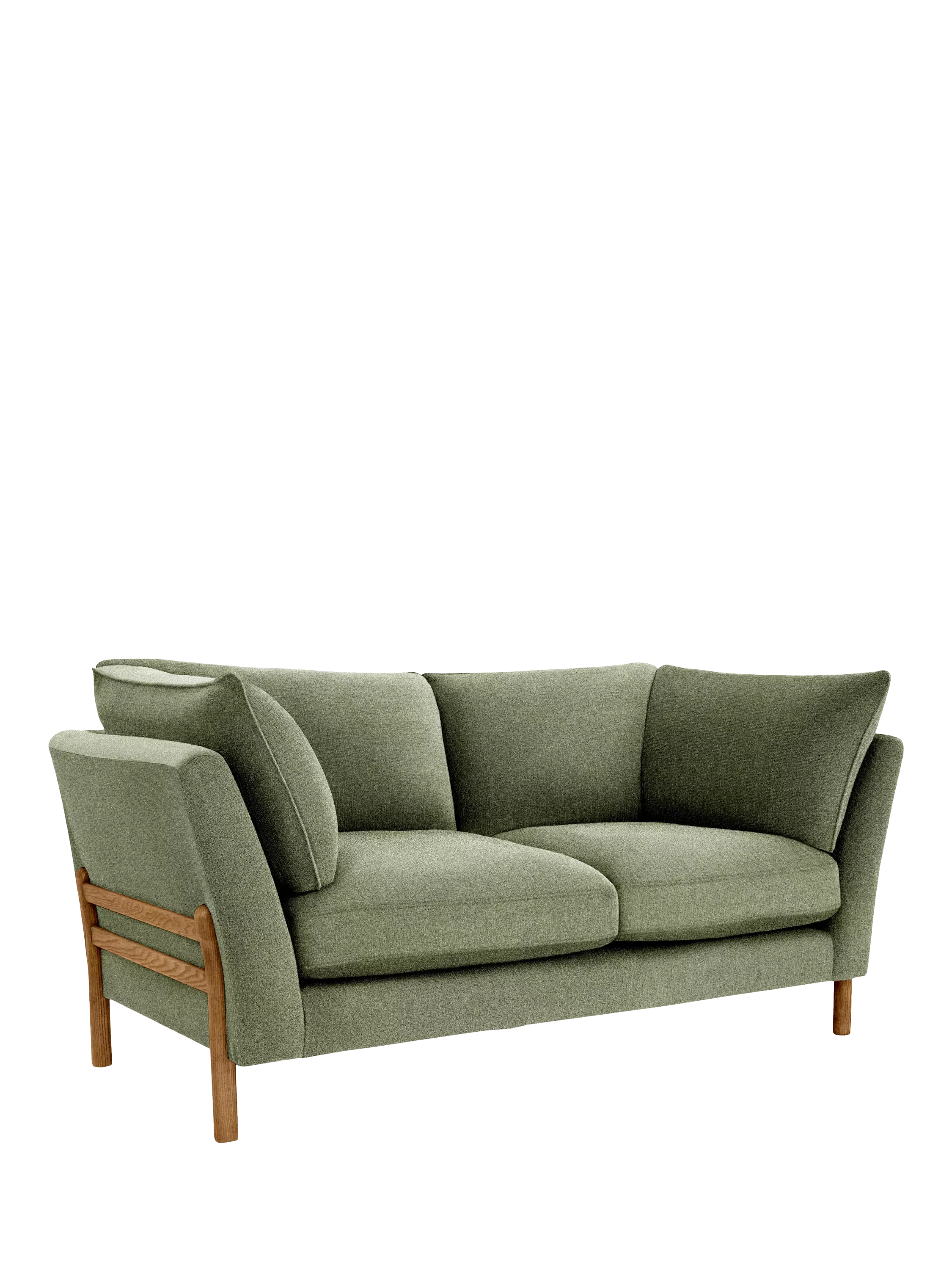 ercol for John Lewis Ellesborough Medium 2 Seater Sofa, Linen Look Spring
