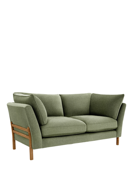 ercol for John Lewis Ellesborough Medium 2 Seater Sofa, Linen Look Spring, Linen Look Spring