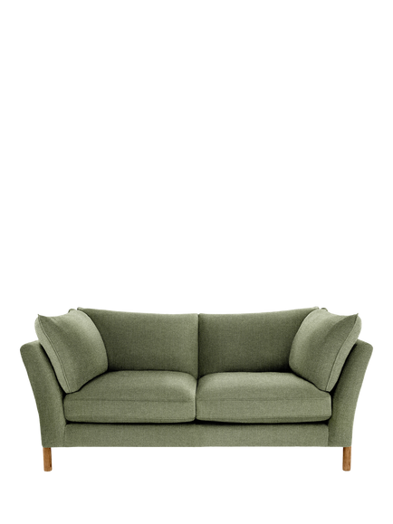 ercol for John Lewis Ellesborough Medium 2 Seater Sofa, Linen Look Spring - view 2, Linen Look Spring