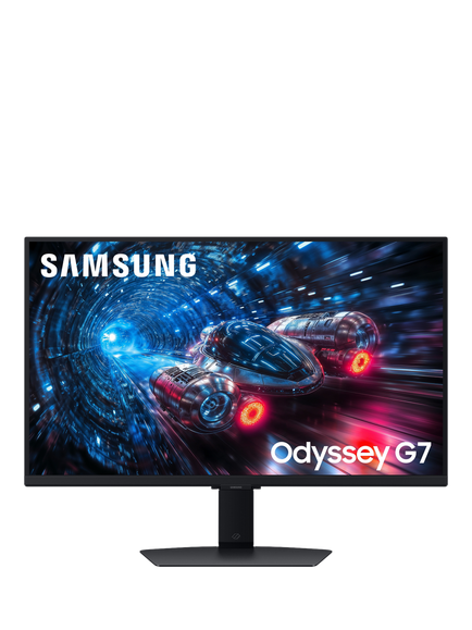Samsung Odyssey G7 LS27FG702EUXXU 4K Ultra HD Gaming Monitor, 27”, Black, Black