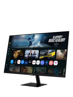 Samsung M70F LS43FM702UUXXU 4K Ultra HD Smart Monitor, Black - view 2, Black