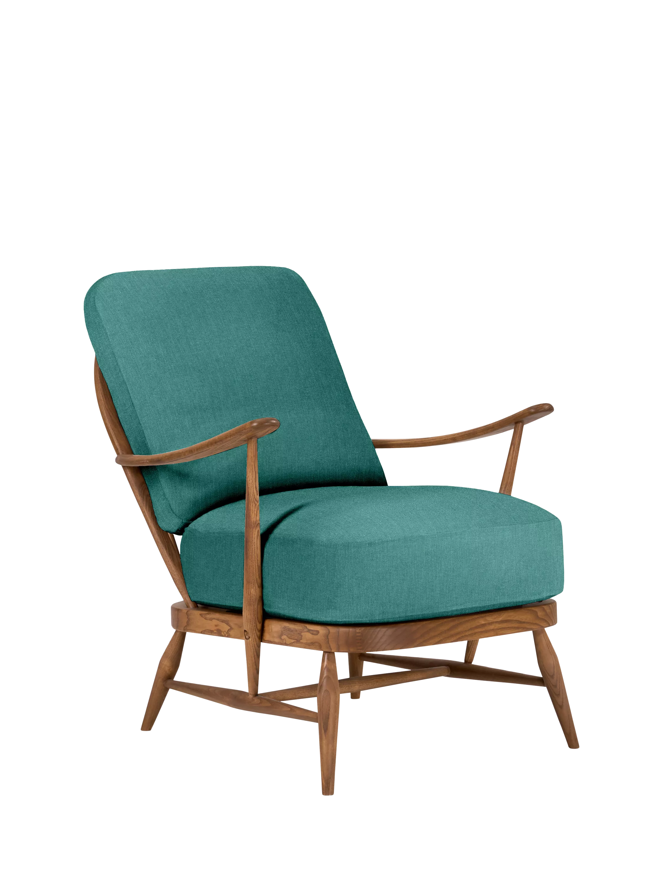 ercol for John Lewis Windsor Easy Chair 206, Vintage Ash Leg