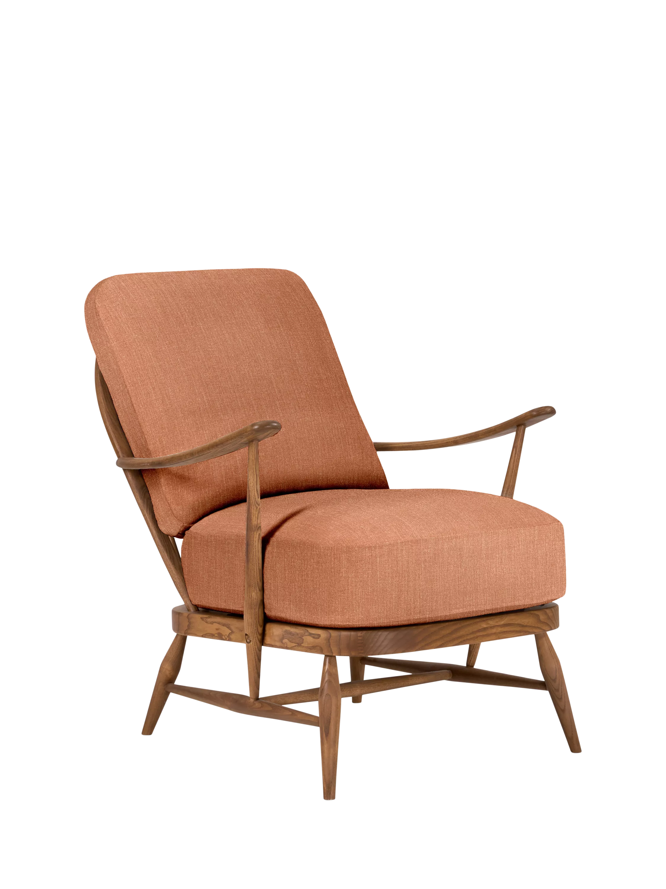 ercol for John Lewis Windsor Easy Chair 206, Vintage Ash Leg