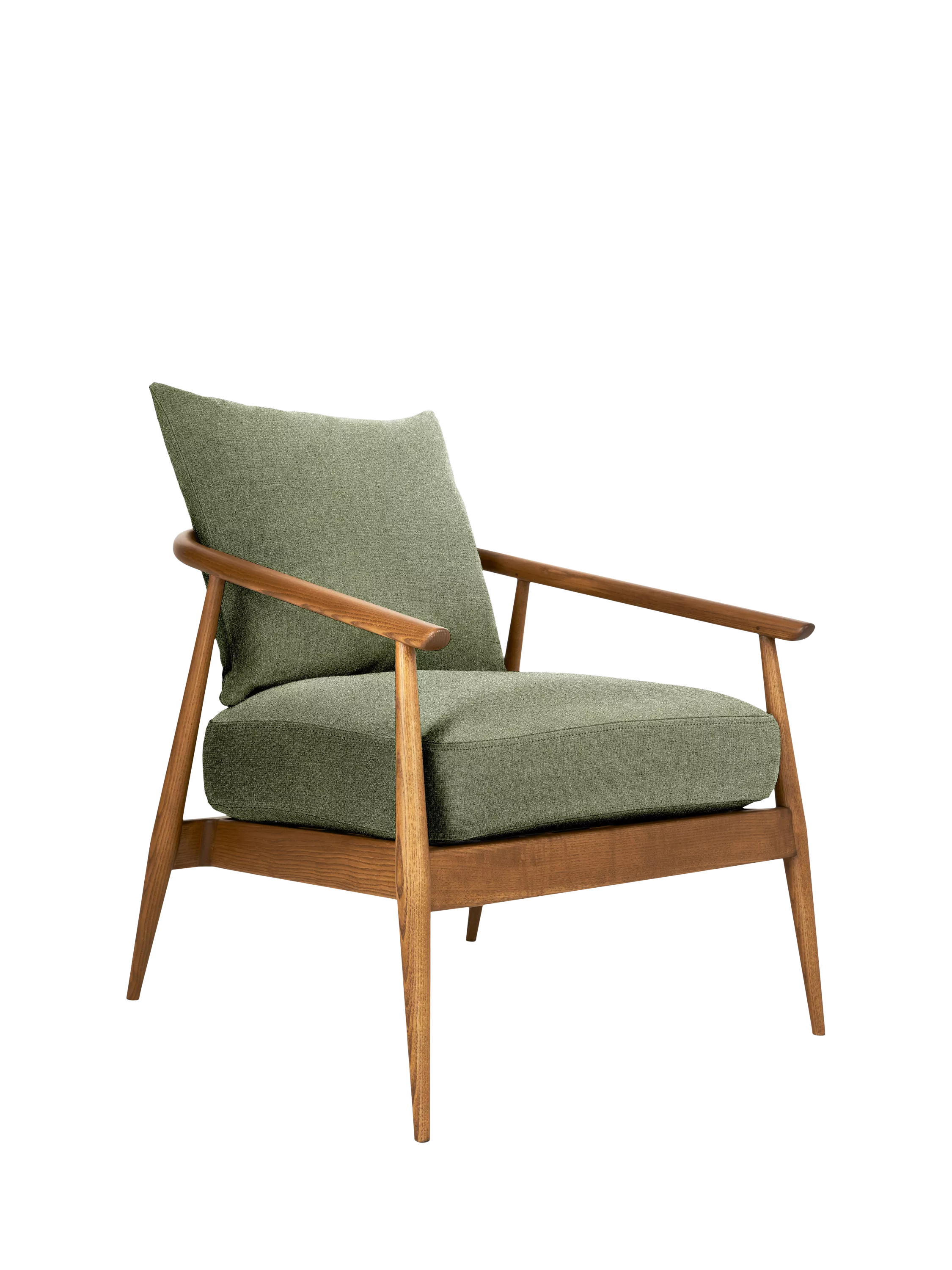 ercol for John Lewis Hazlemere Armchair, Vintage Ash Leg