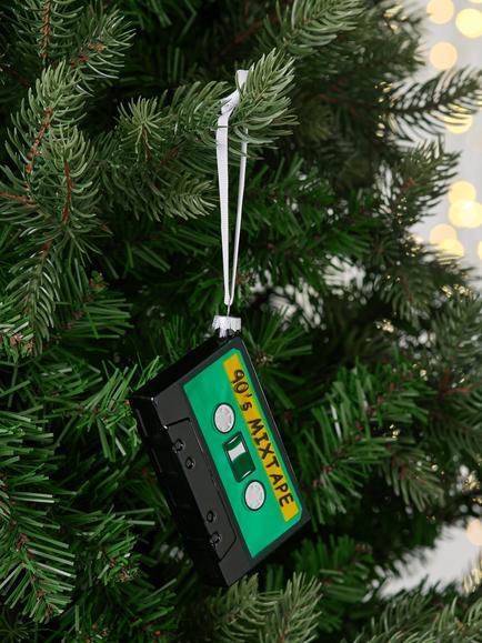 John Lewis The Enthusiast 90s Mix Tape Bauble, Multi - view 2, Multi